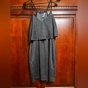 Black with gold sparkle dress